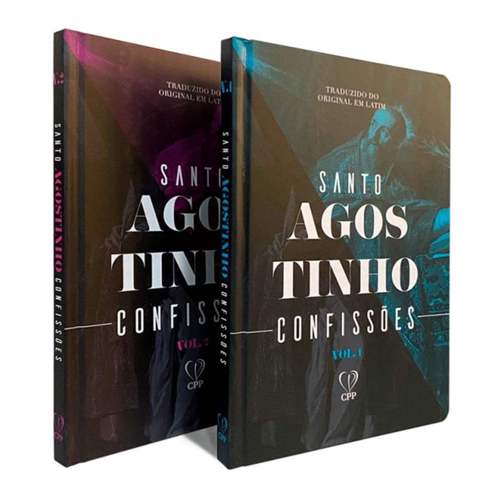 Box Confissões De Santo Agostinho 2 Volumes Capa Dura