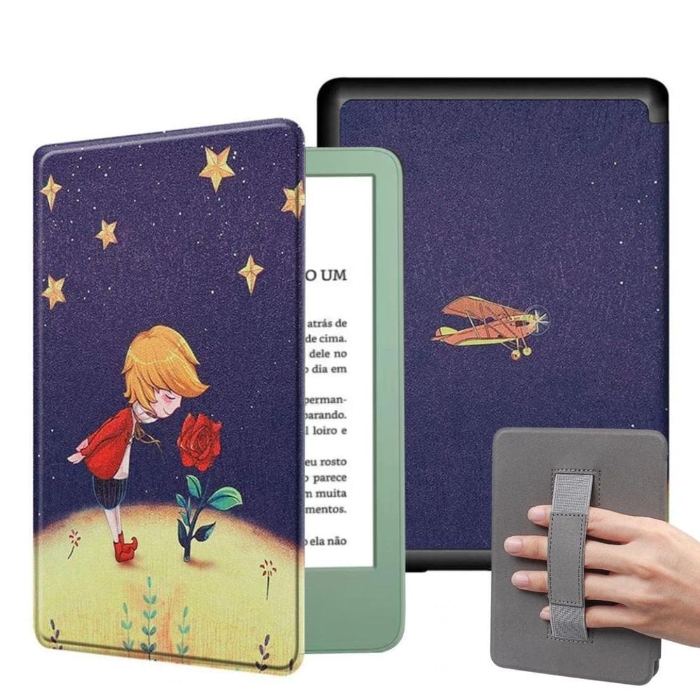 Case Com Estampa Alça Para Kindle 12 Básico 6.0 Rs23Cv 2024