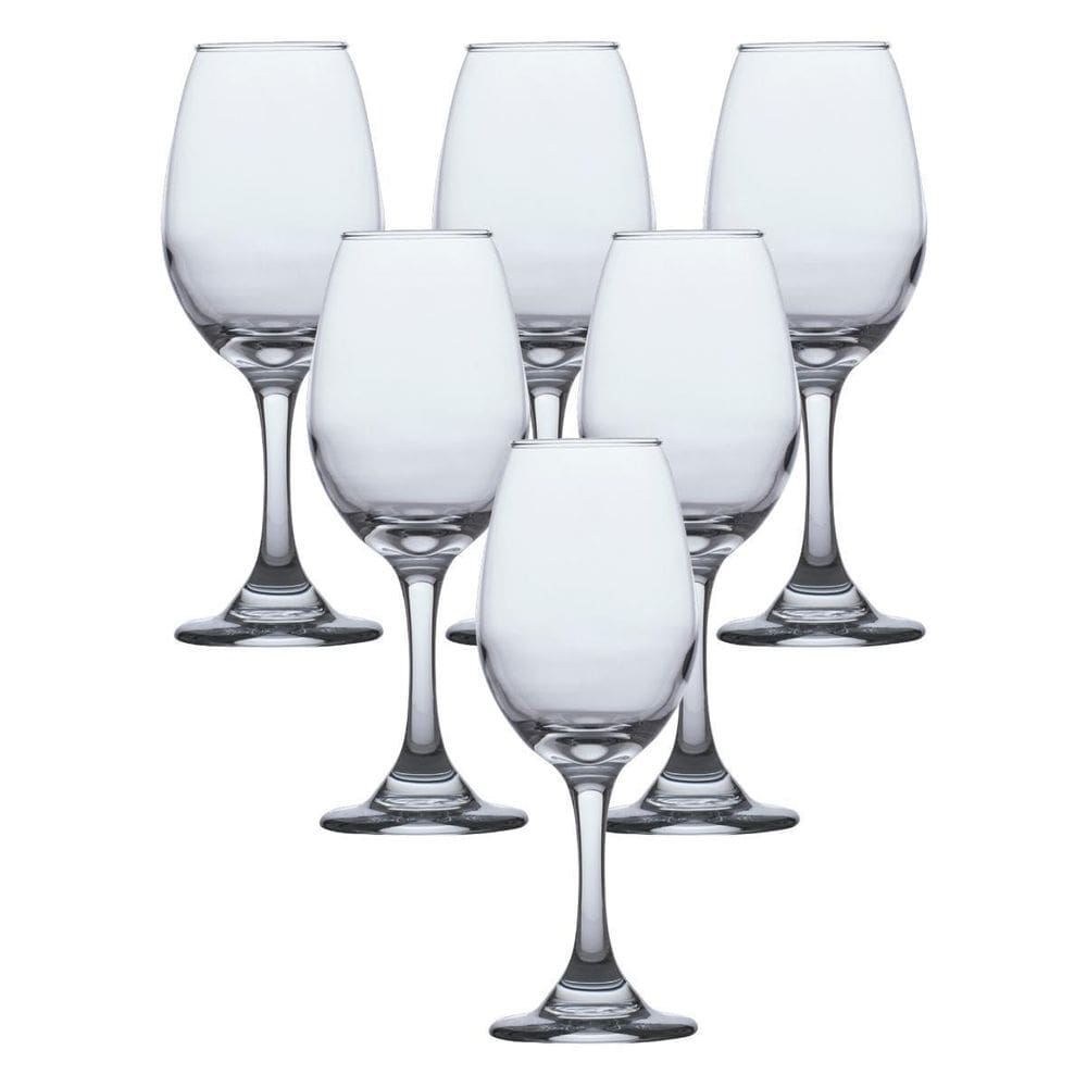 Conj 6 Taças De Vidro Rioja 365Ml Para Vinho Água