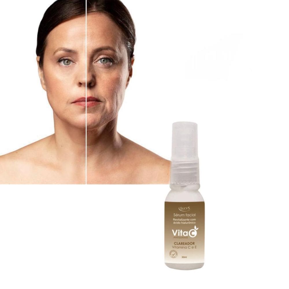 Sérum Facial Vita C E E Com Ác Hialurônico Antissinais