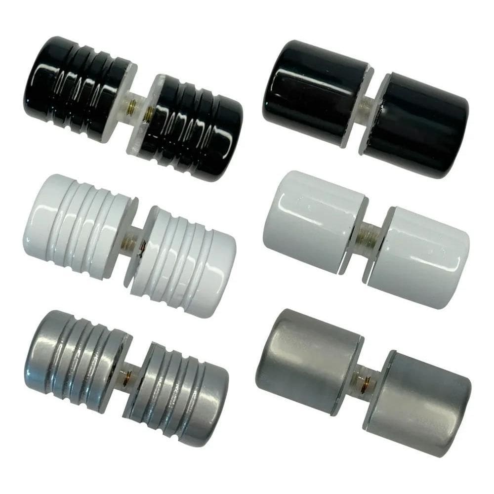 Puxador Para Box E Porta De Vidro Blindex 1 Preto Frisado