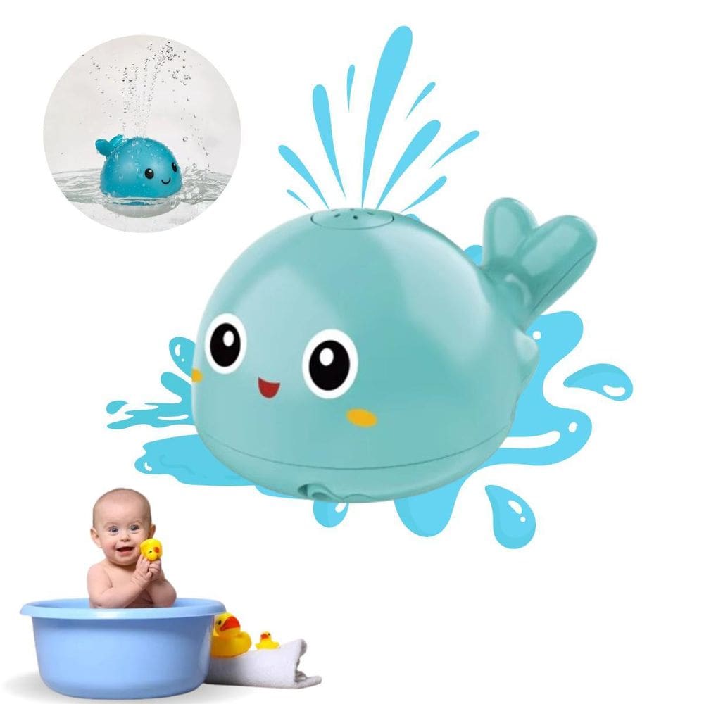 Brinquedo Infantil De Banho Com Sensor De Luz E Água