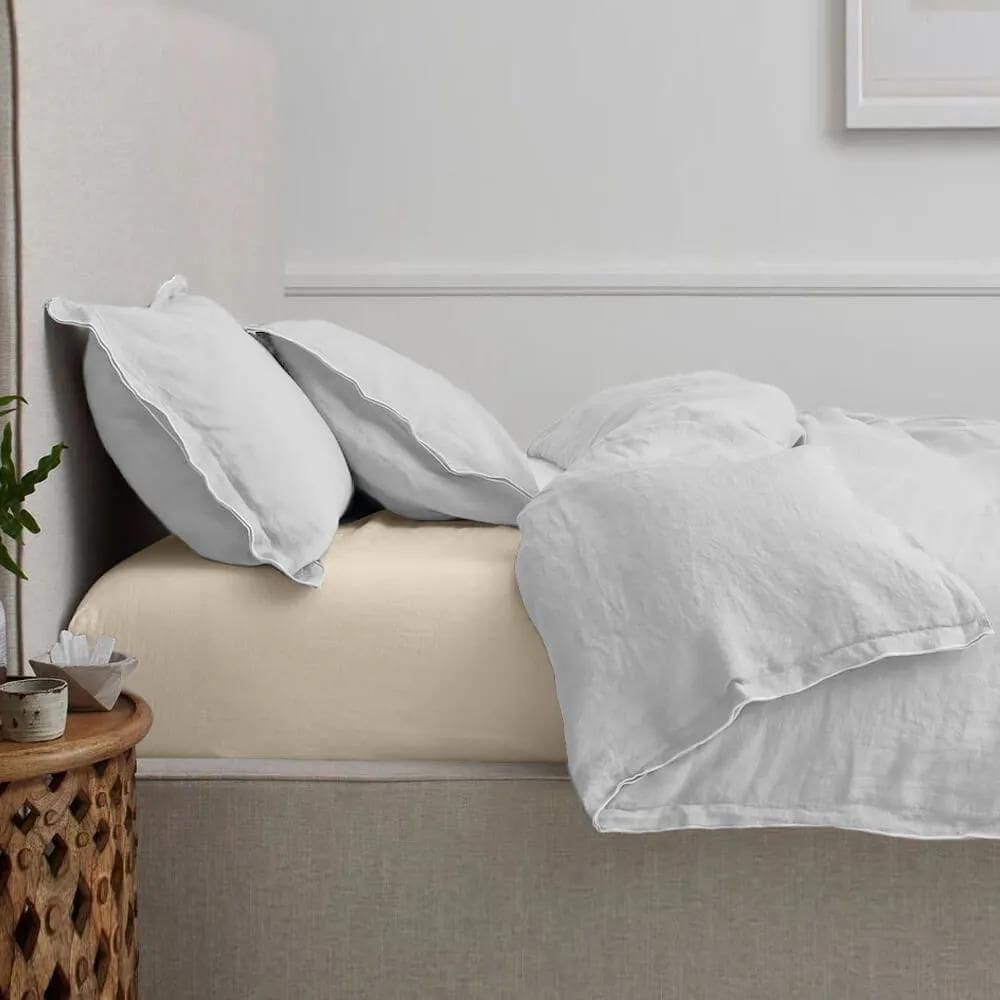 Lençol Avulso Solteiro Elástico 100% Algodão - Premium Kaki