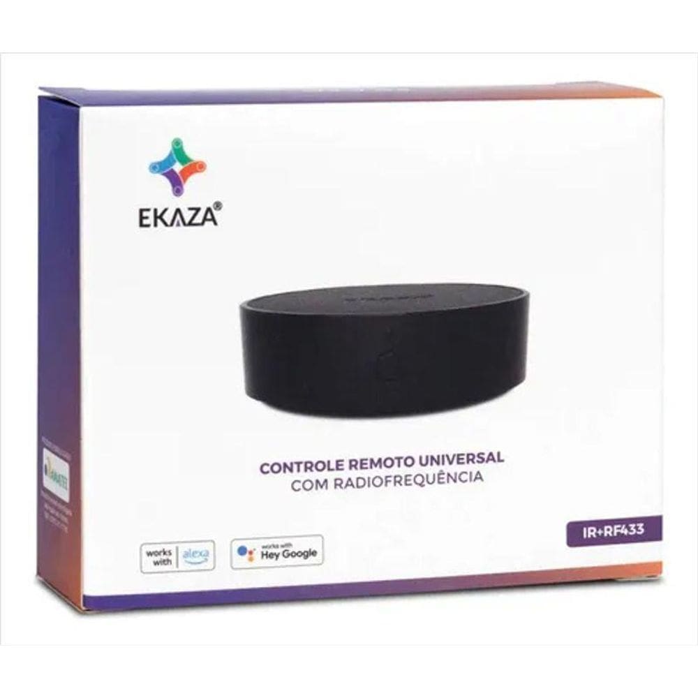 Controle Remoto Universal Inteligente Ekaza Ir/Rf Rf433