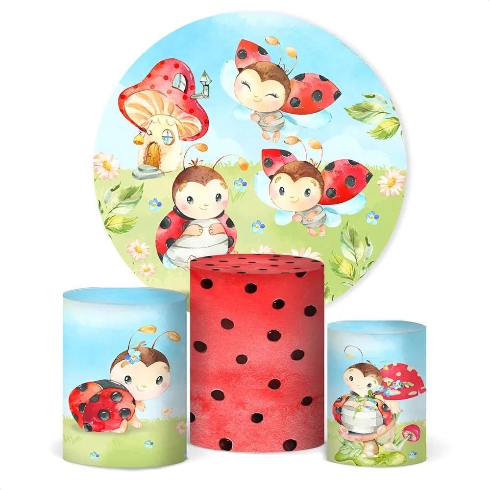 Painel De Festa E Capa Cilindro Decoração Sublimado Joaninh