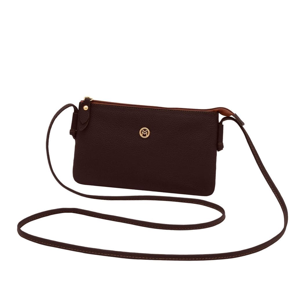 Bolsa Feminina Transversal De Couro Mariart Onix