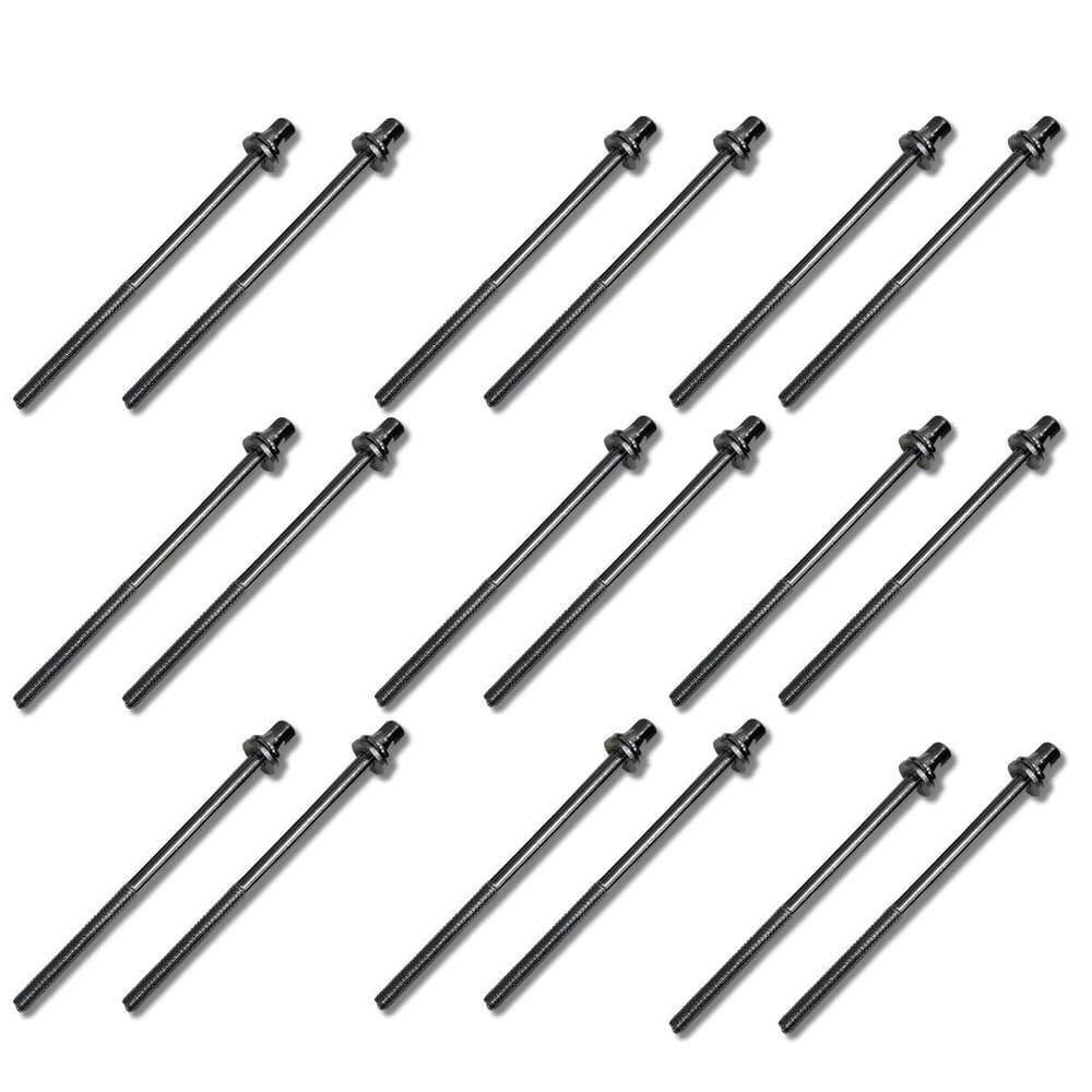 Kit 18 Parafuso Afinação Bateria 90Mm X 5Mm Hbts90 Hard Beat