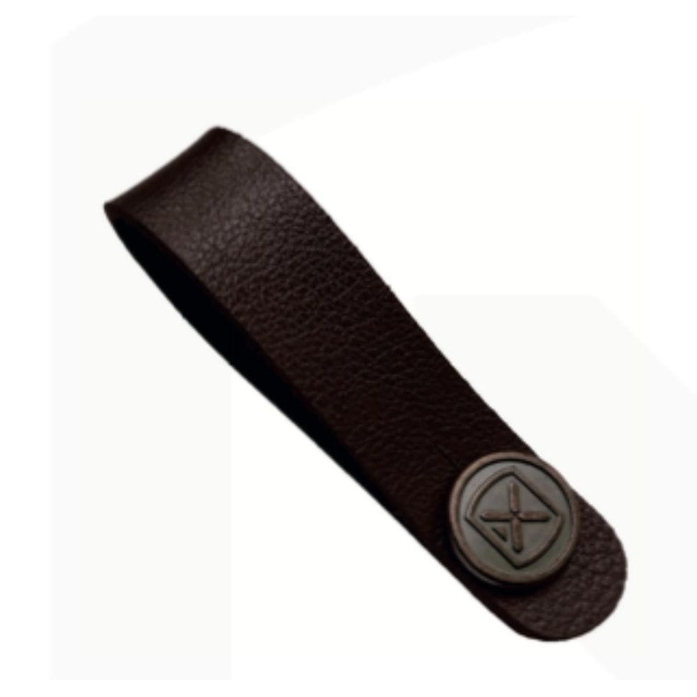 Strapholder Violão Couro Preto Sh01 Ibox