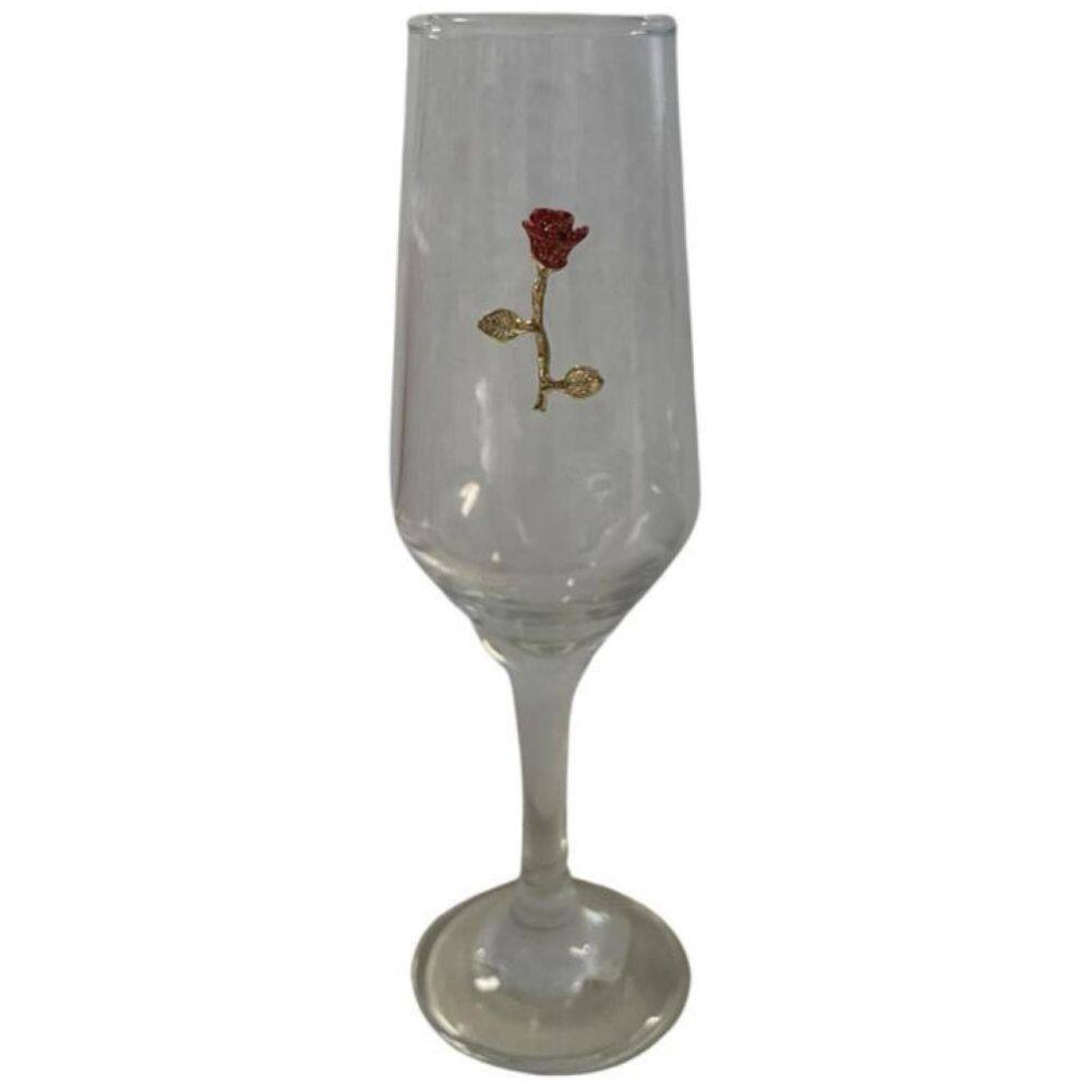 Taça Pomba Gira Rosa Vermelha Champagne Buffet Nadir 186 Ml