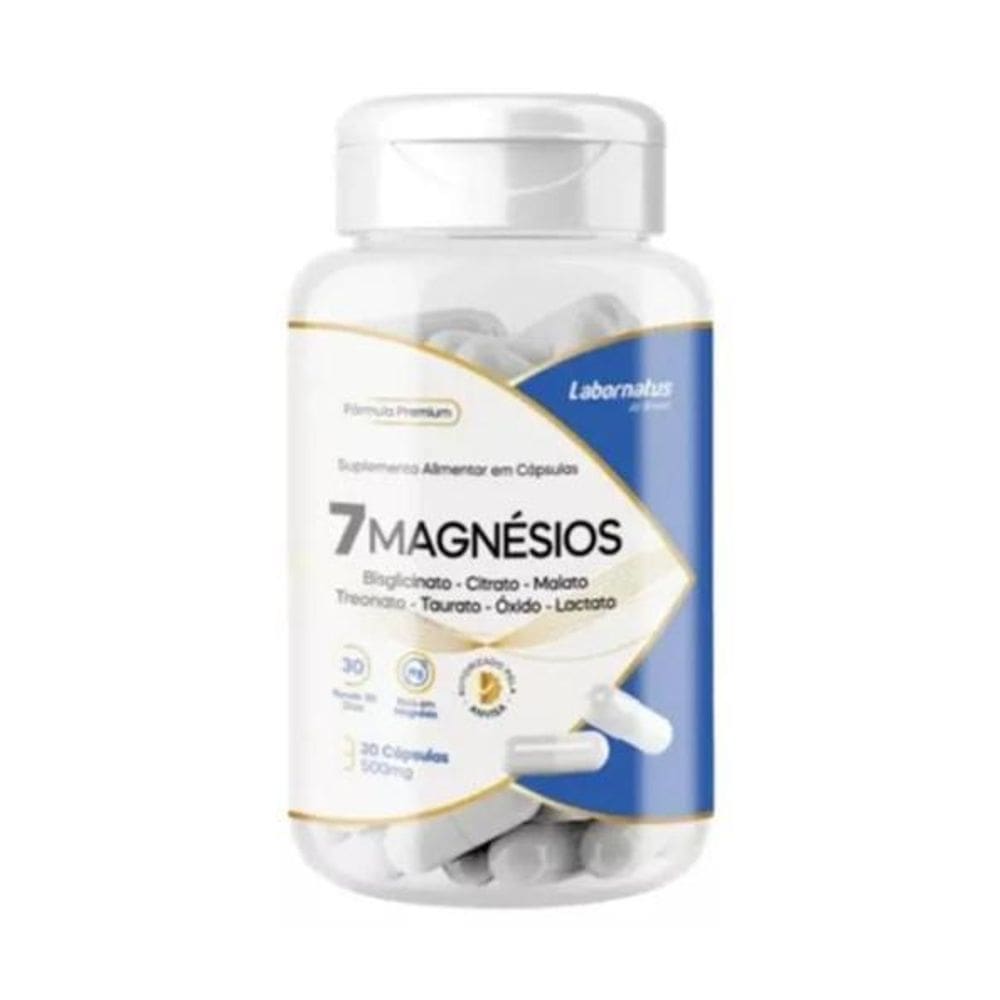 Magnésio 7 - 30 Cáps. 500Mg