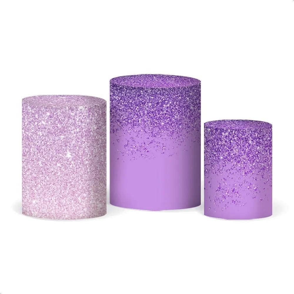 Trio Capas Cilindro Sublimado Glitter Veste Fácil C/Elás Lil