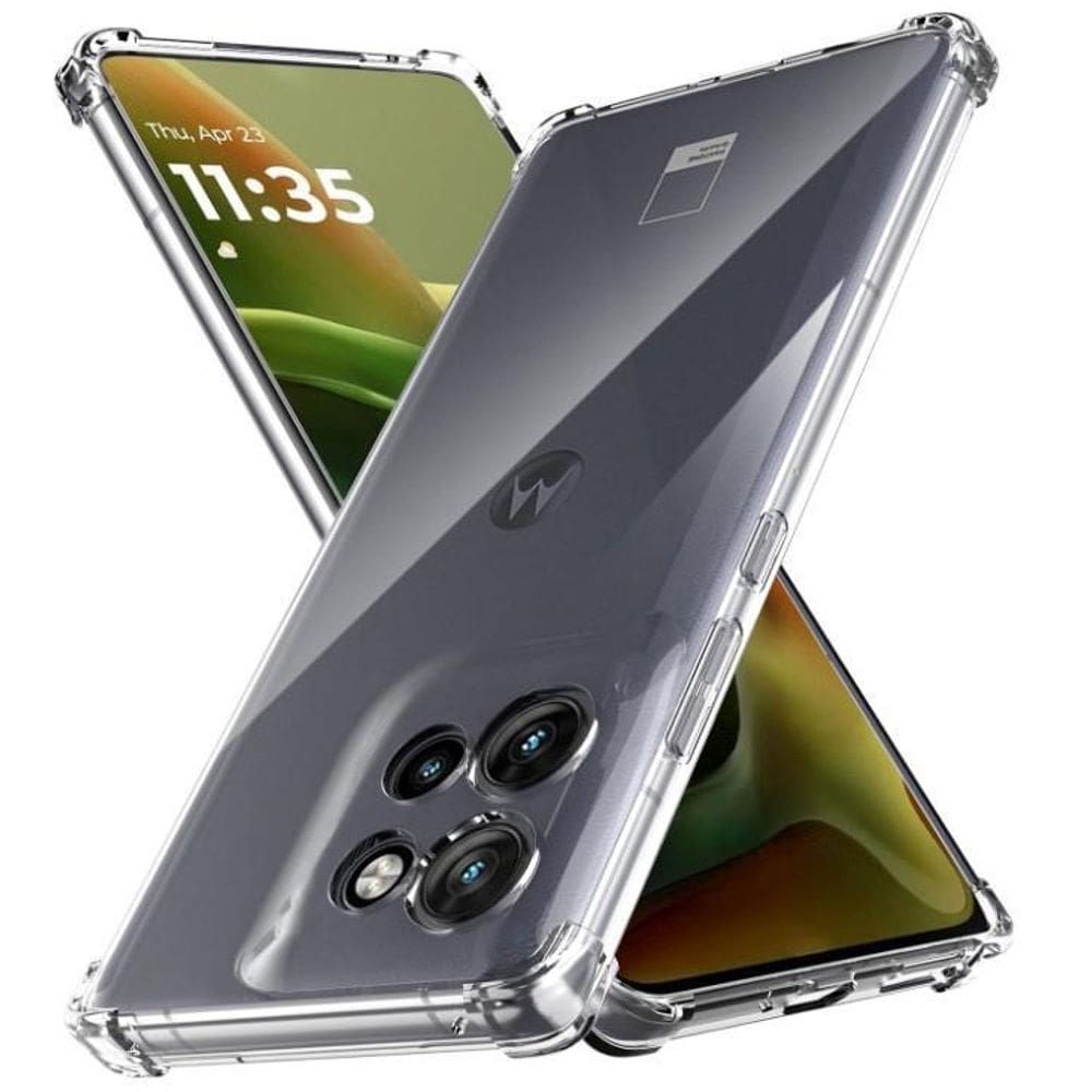 Capa Em Gel Air Cushion Para Moto G15 - Transparente