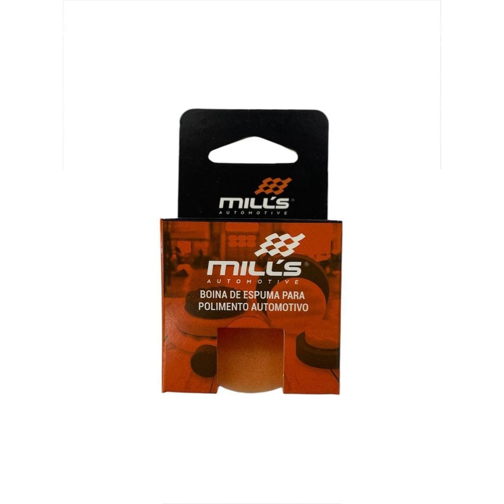 Boina Nano De Espuma Corte Suave/Refino Laranja 1,2 Mills