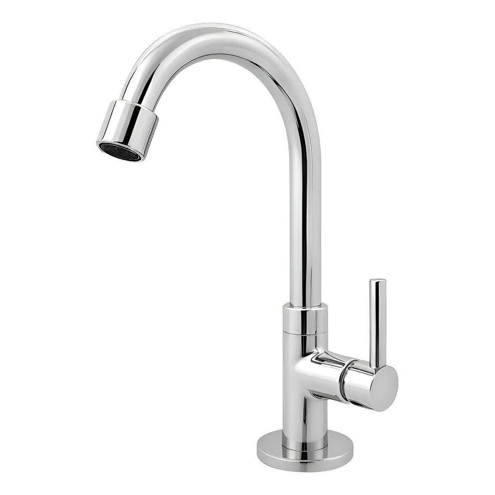 Torneira Inox Bancada Metal Lavatório 1/2 Pia Banheiro 1/4V