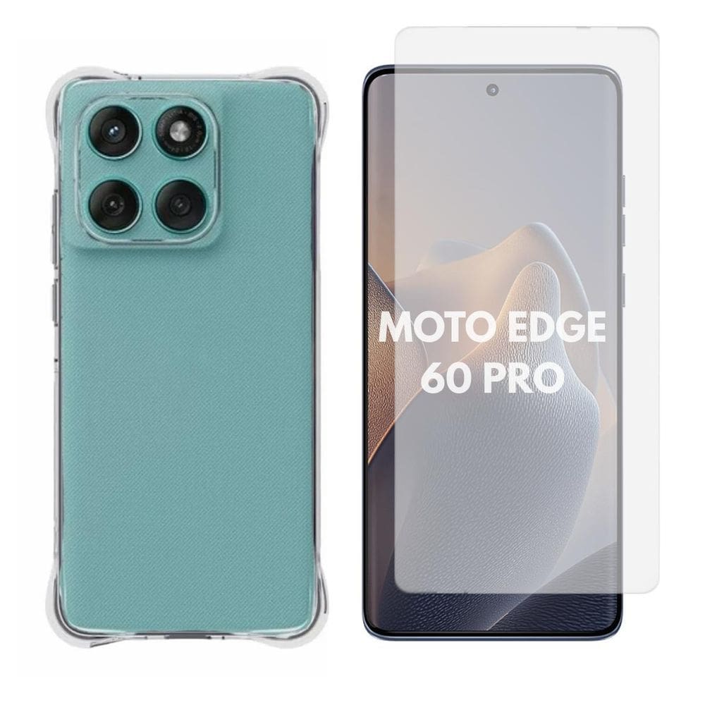 Capa Capinha + Película Hidrogel Compatível Para Edge 60 Pro
