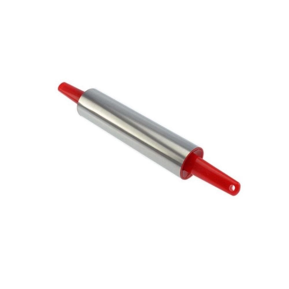 Rolo Abridor De Massa Inox Massa Pizza Antiaderente 34Cm