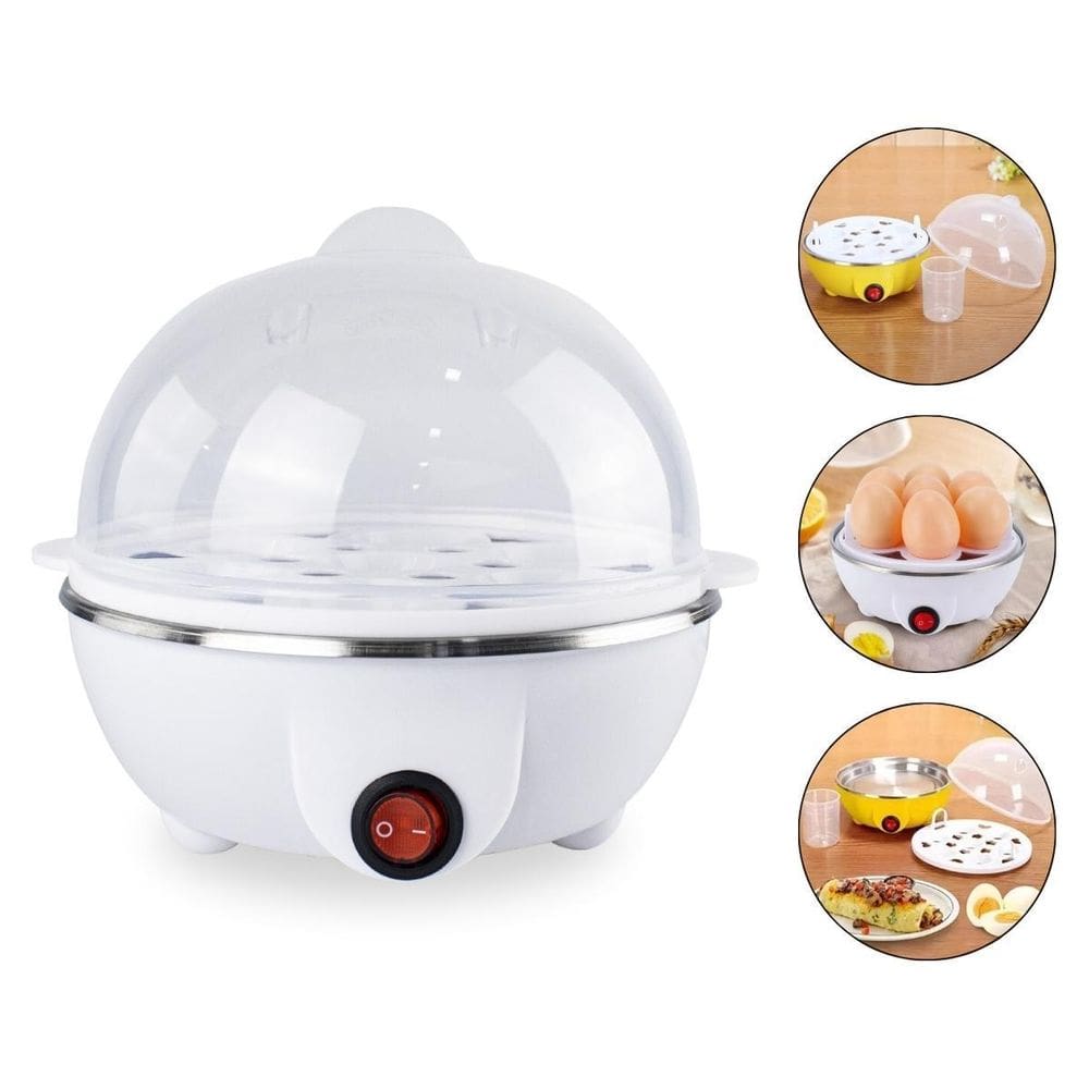 Cozedor De Ovos Legumes Panela Vapor Portátil Elétrico 110V