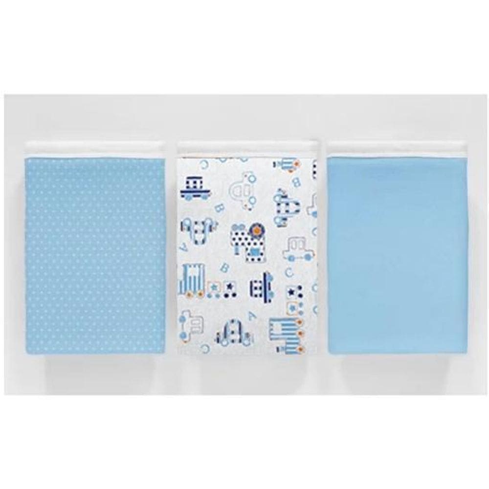 Kit 3 Pçs Fronha Para Bebê 30X40 100% Algodão Baby Movel
