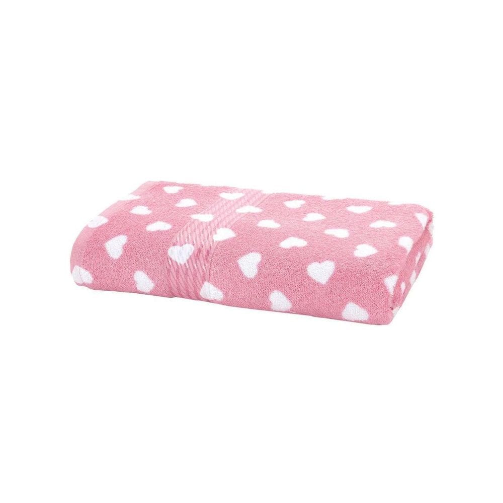 Toalha De Banho Prisma Dhler 70X140Cm 100% Algodão Love