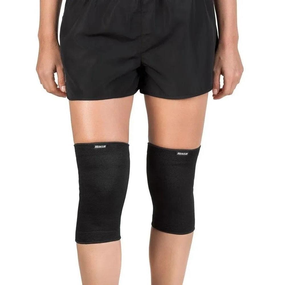 1 Par Joelheira Elástica Mercur Preto P