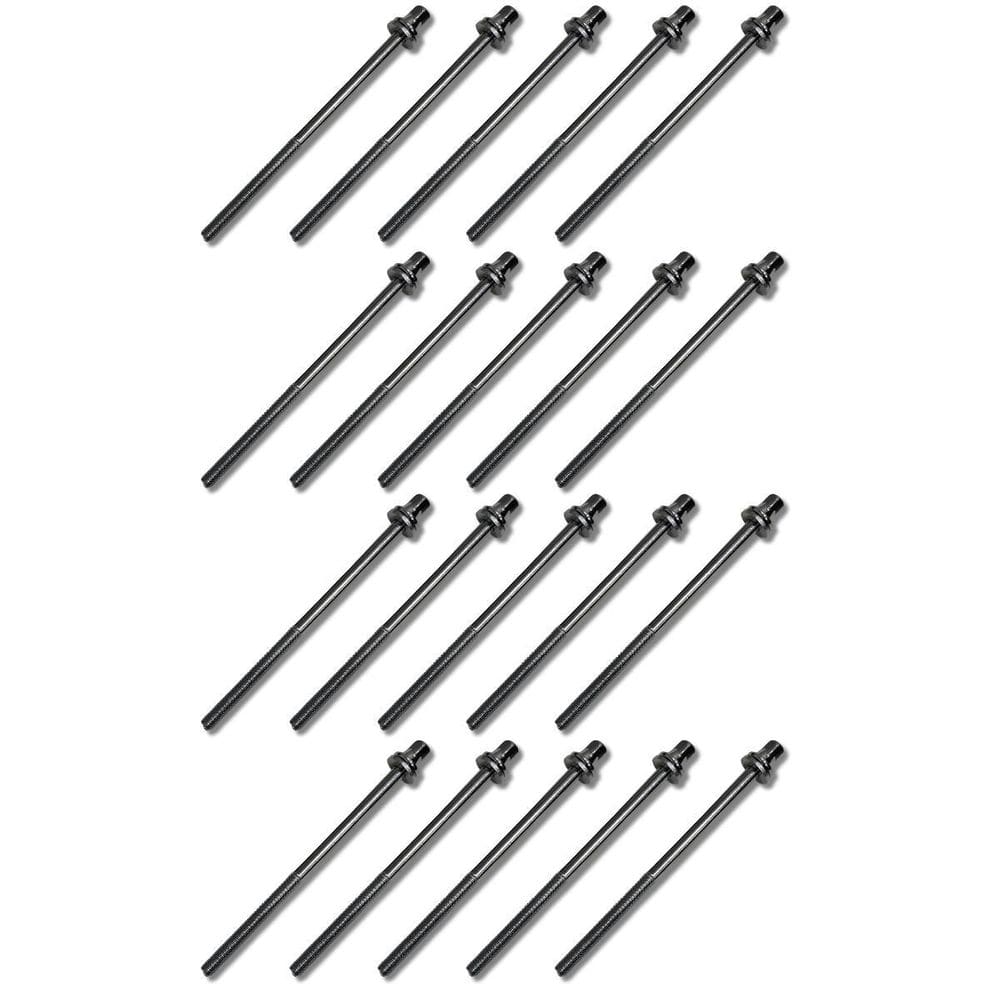 Kit 20 Parafuso Afinação Bateria 90Mm X 5Mm Hbts90 Hard Beat