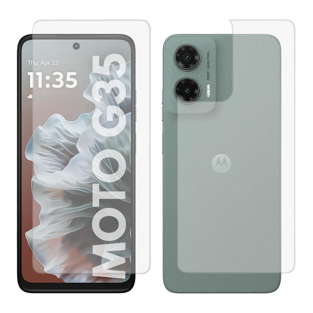 Pelicula De Hidrogel Frente Verso Para Motorola Moto G35 5G