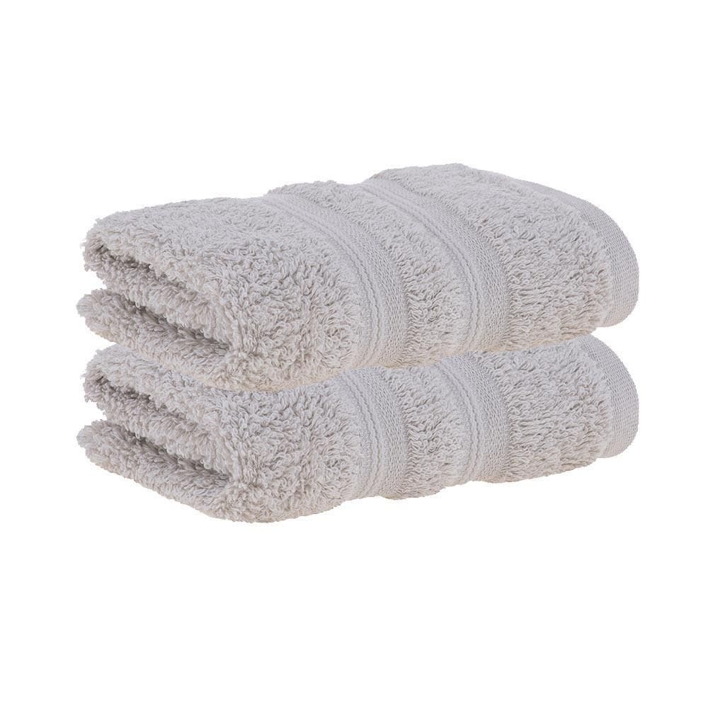 Kit 2X Toalha Lavabo 100% Algodão Egípcio Bege Buddemeyer