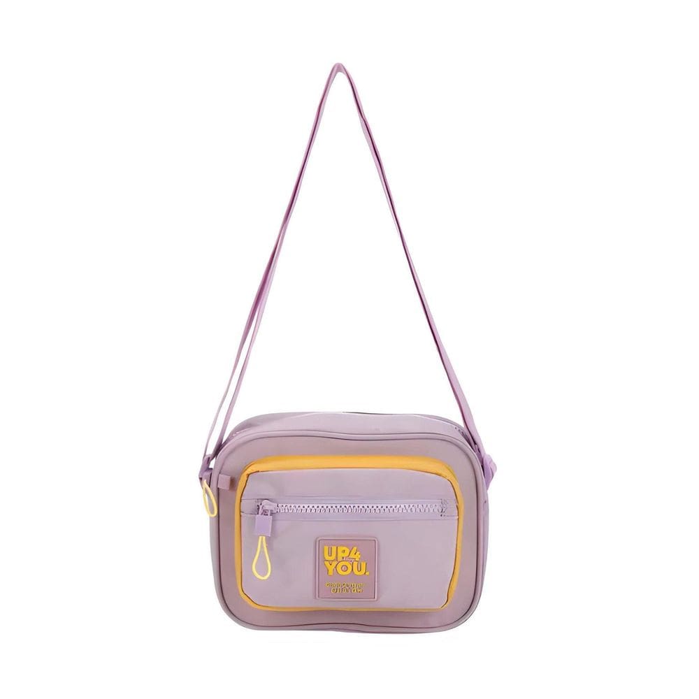 Bolsa Transversal Retangular Pequena Lilás Be47223