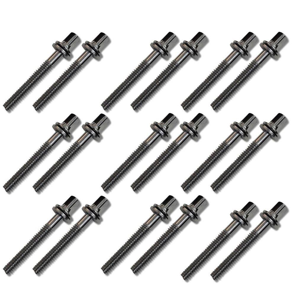 Kit 18 Parafuso Afinação Bateria 40Mm X 5Mm Hbts40 Hard Beat