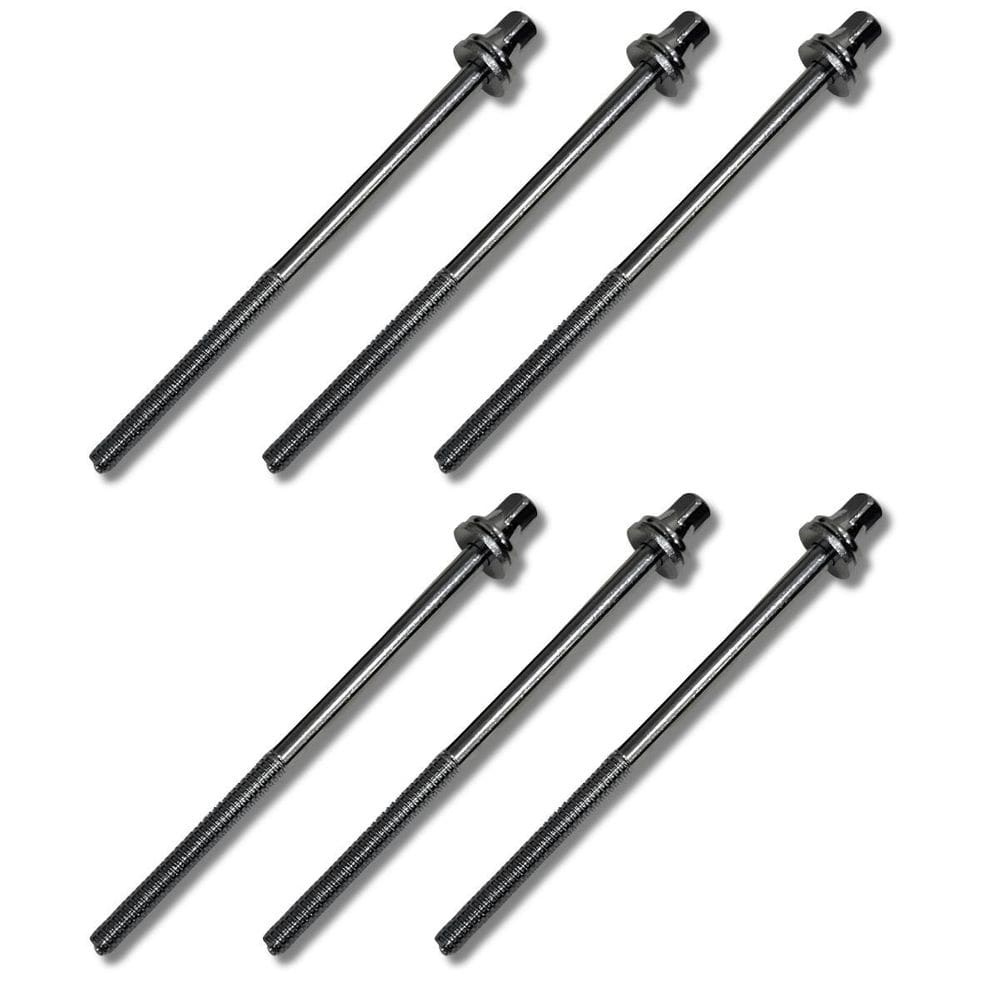 Kit 6 Parafuso Afinação Bateria 90Mm X 5Mm Hbts90 Hard Beat