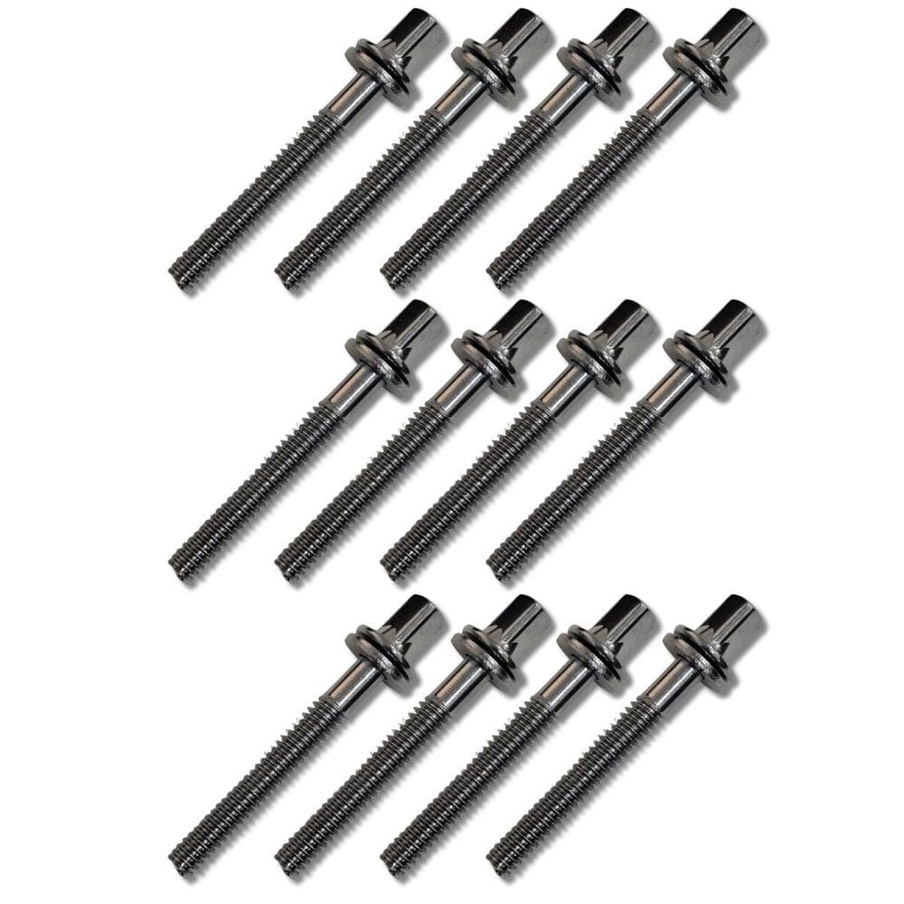 Kit 12 Parafuso Afinação Bateria 40Mm X 5Mm Hbts40 Hard Beat
