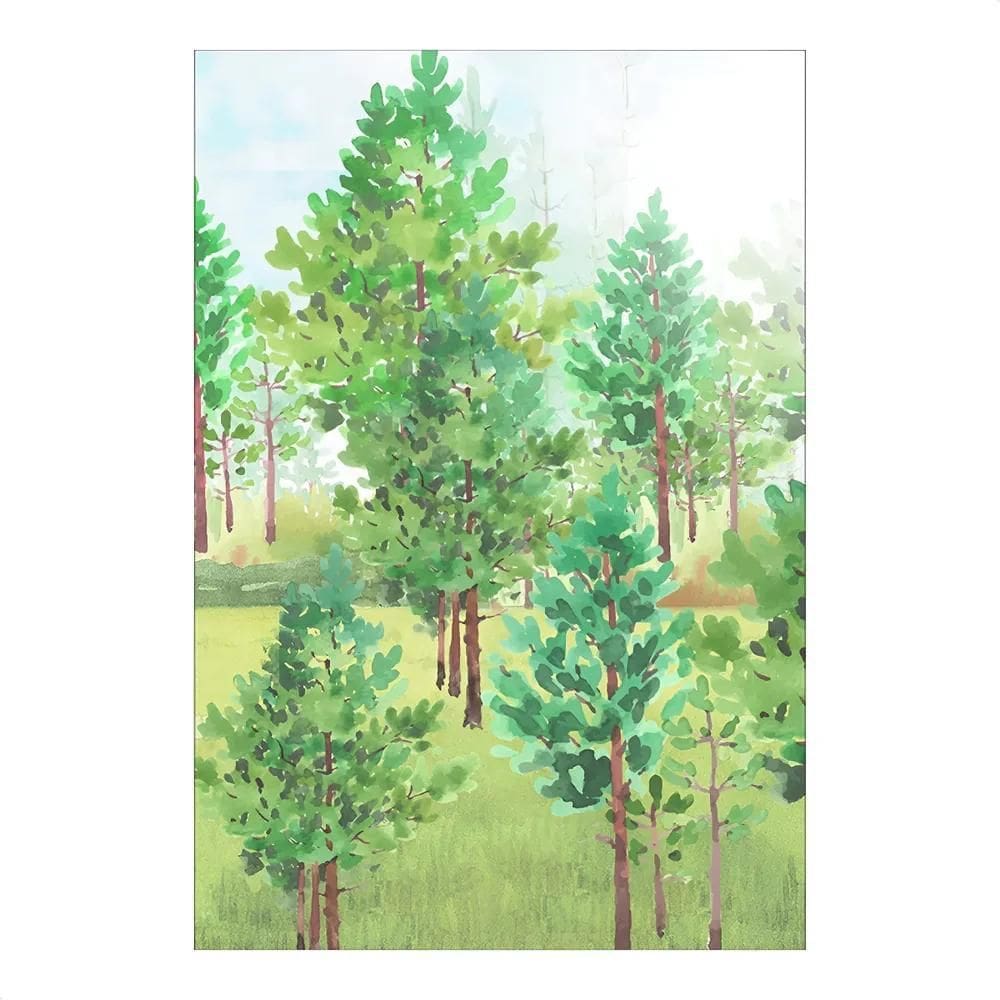 Painel De Festa Retangular Aniversário Sublimado 1,5 Bosque