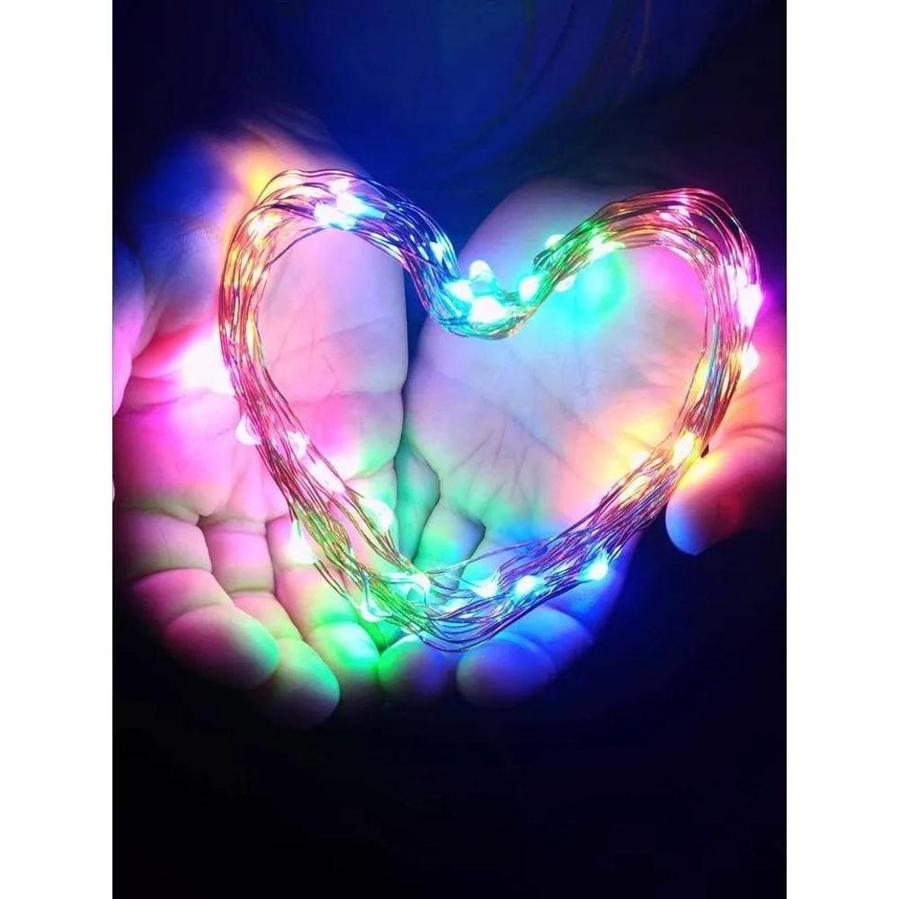 Fio De Fada Led Cordão De Luz 2M Decoração 20 Leds B Colorid