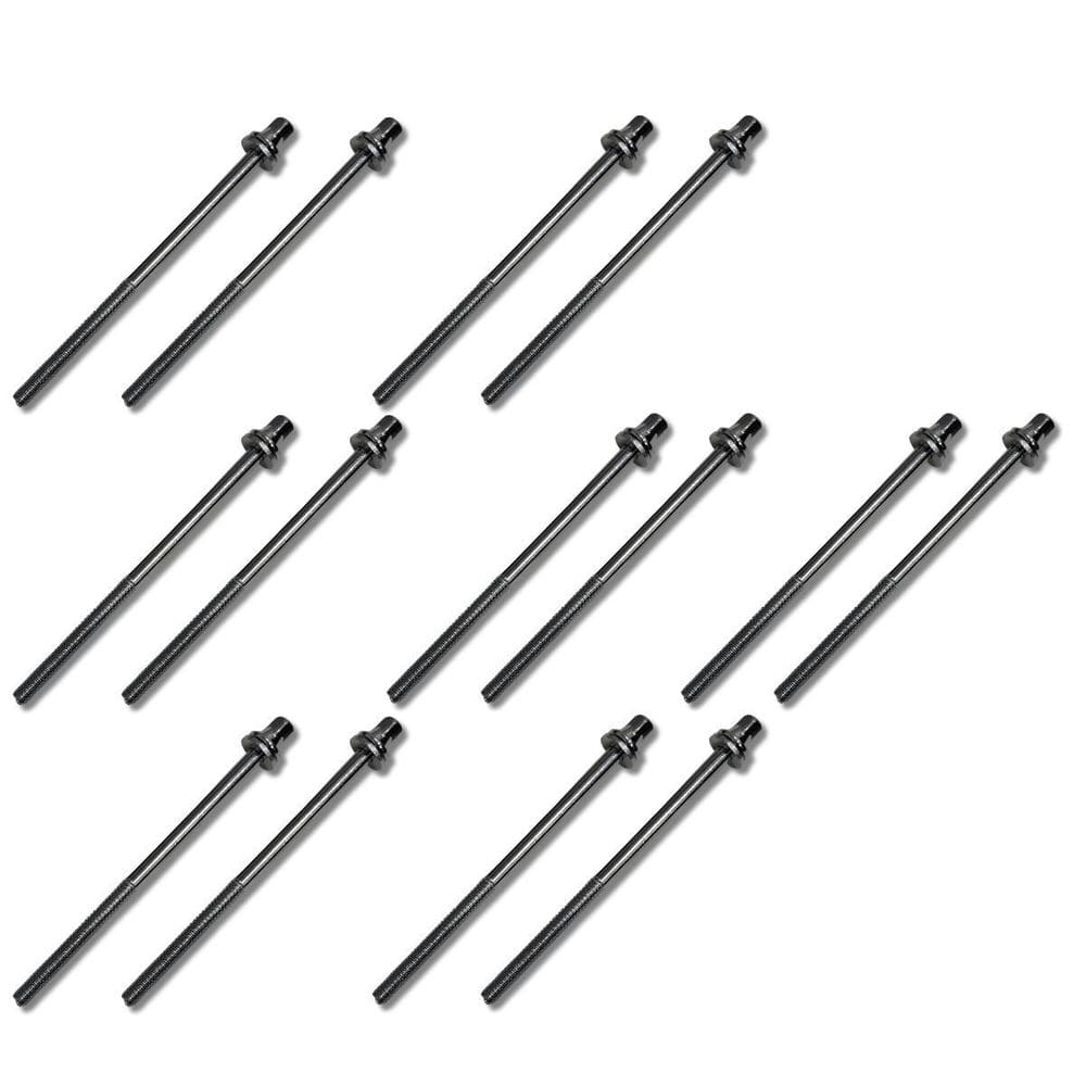 Kit 14 Parafuso Afinação Bateria 90Mm X 5Mm Hbts90 Hard Beat