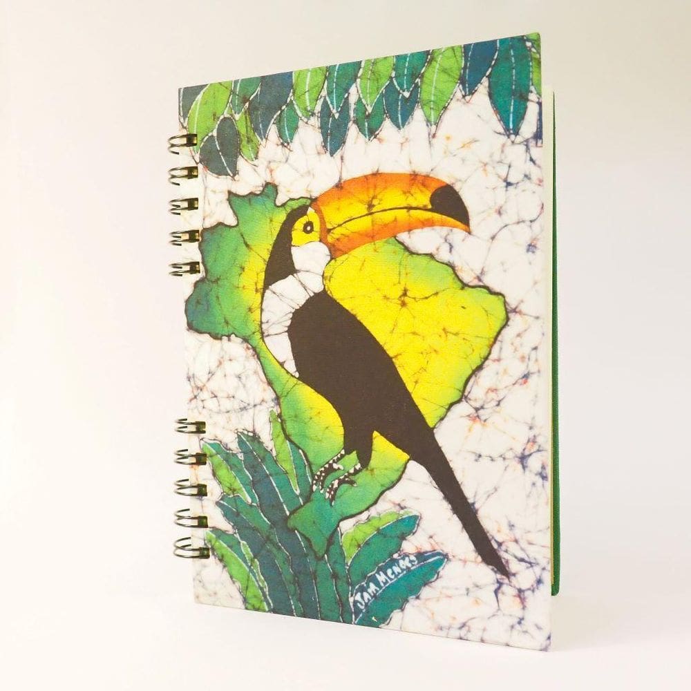 Caderno Wire-O 14 X 20,5 Cm Batik Mendes Em Diversas