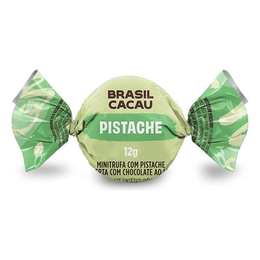 Minitrufa Ao Leite Pistache 12G Brasil Cacau