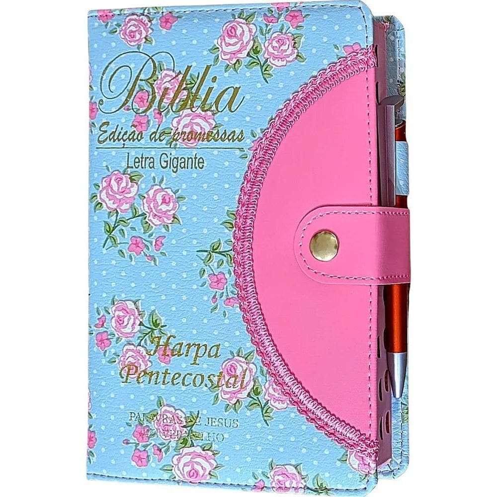 Bíblia Com Letra Grande - Com Harpa E Corinhos Femi Verde