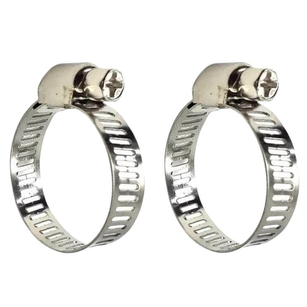 Abraçadeira Aço Inox 1 Rosca Sem Fim 16 - 25Mm Kit 02 Un