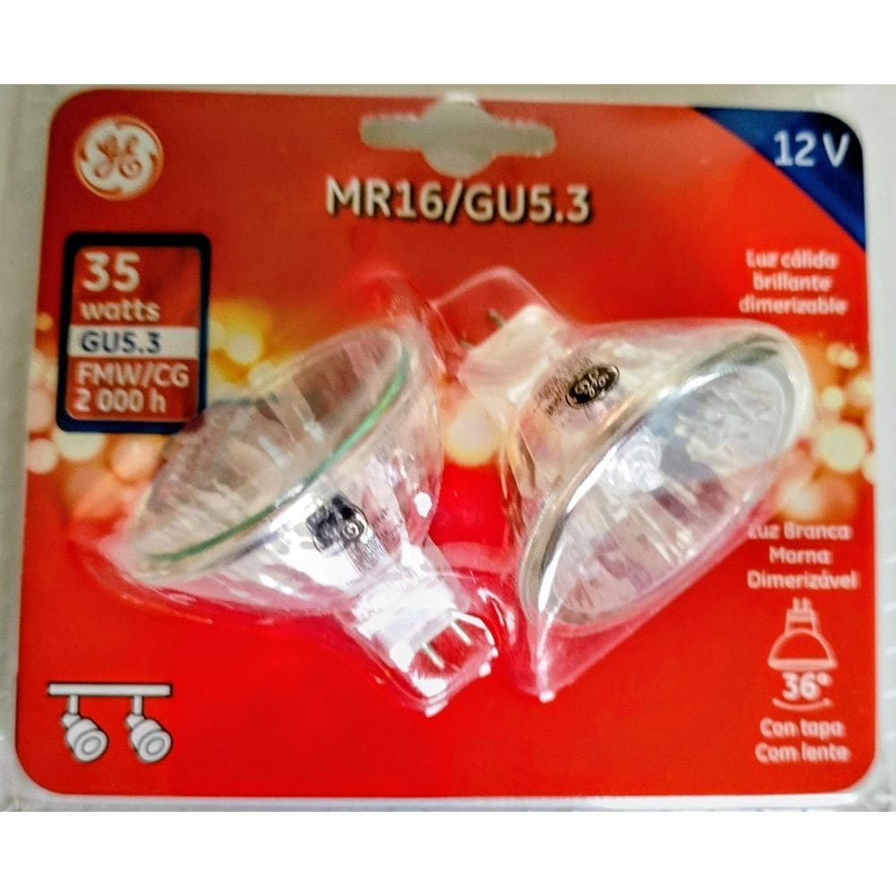 Kit C. 20 X Lampadas Dicroica 35W 12V Gu 5.3 Mr16 3000 K