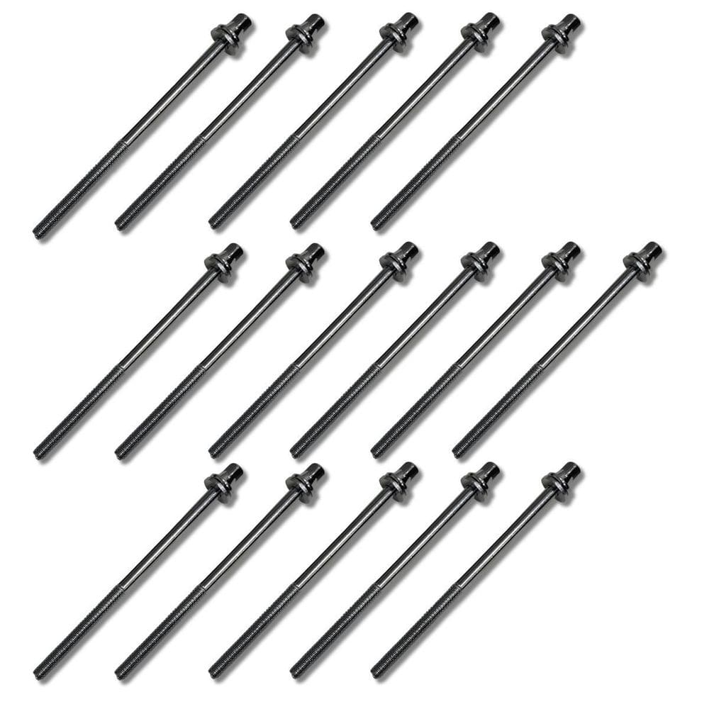 Kit 16 Parafuso Afinação Bateria 90Mm X 5Mm Hbts90 Hard Beat