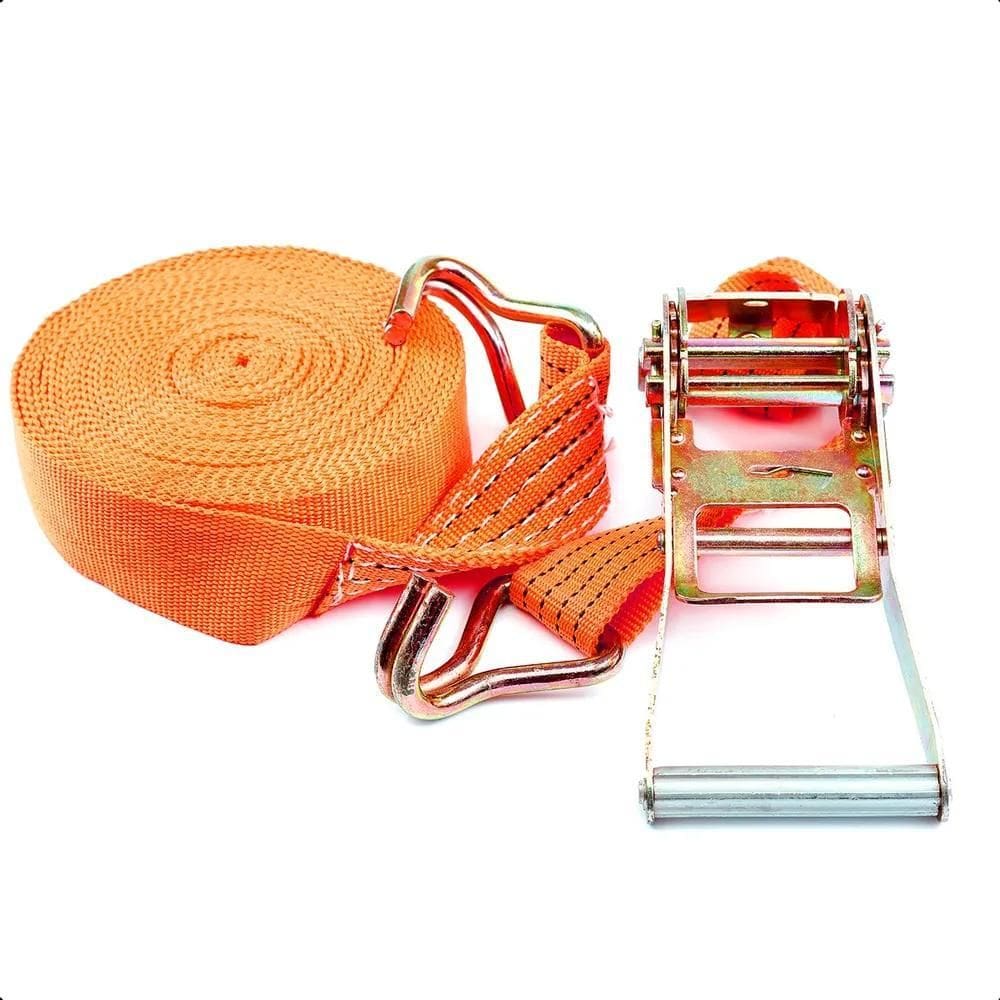 Kit Cinta E Catraca 9M Poliester 3 Ton J Carro/Camin Laranja