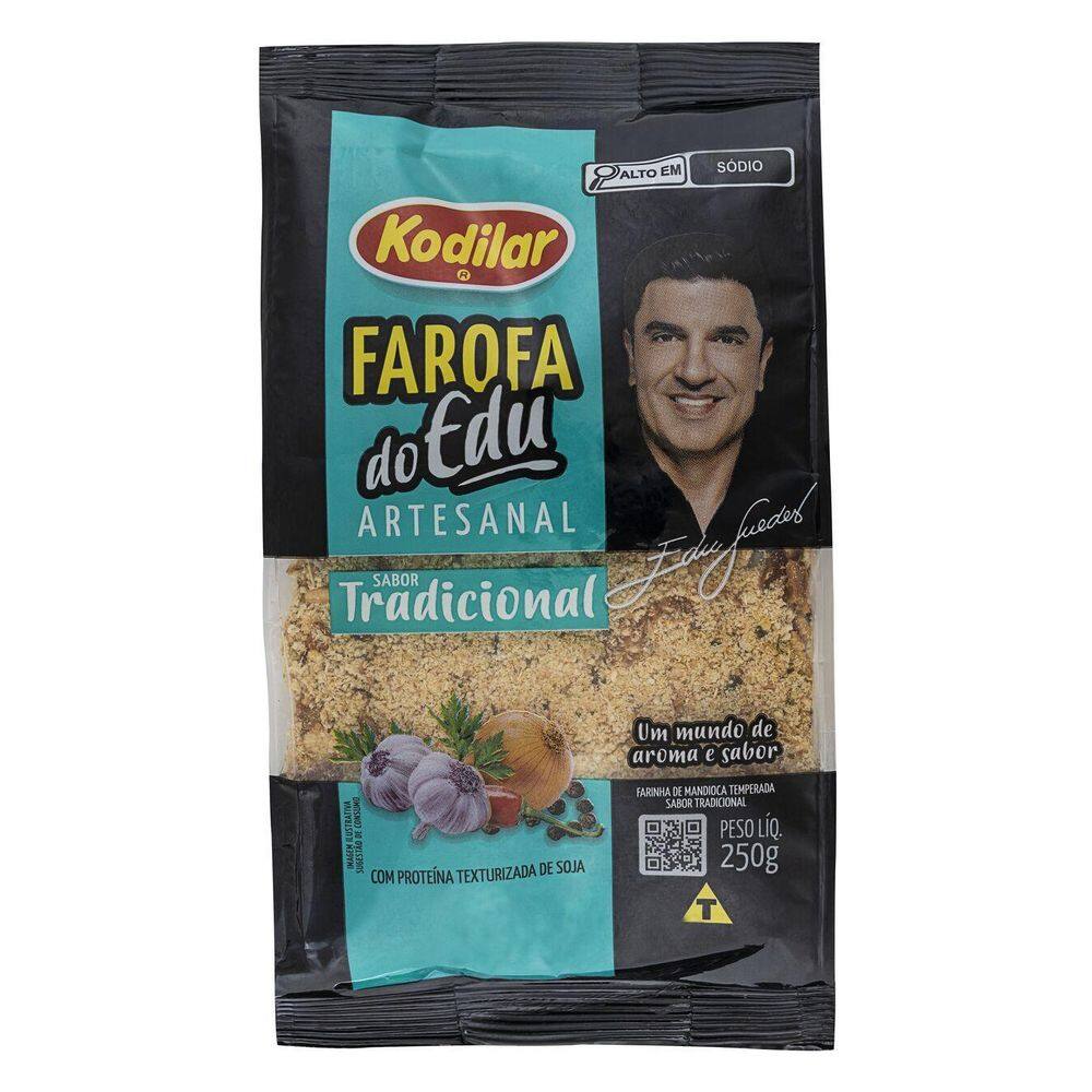 Farofa Artesanal Do Edu Guedes Tradicional 250G - Kodilar