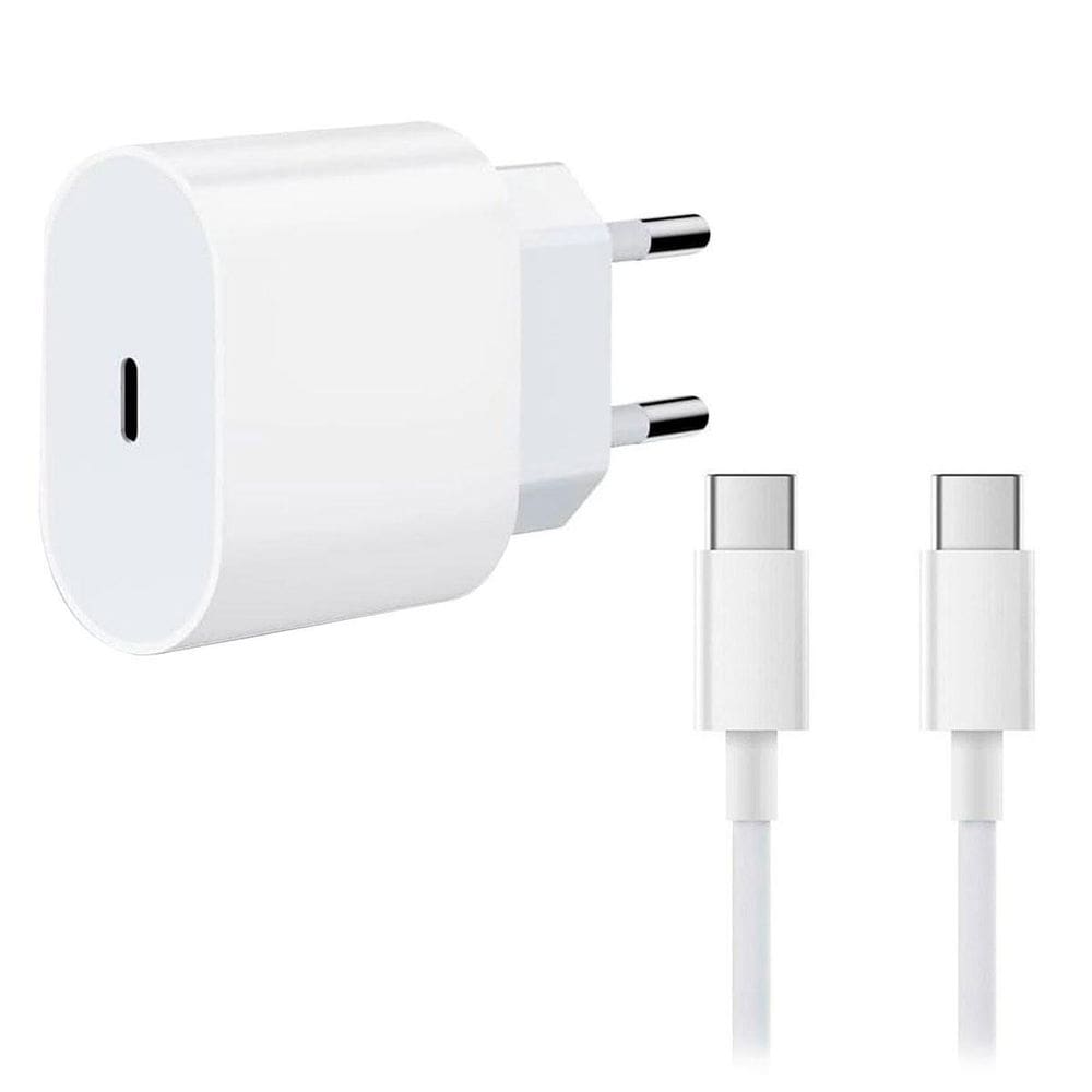 Carregador Gv Brasil Tipo-C 35W + Cabo Usb-C/Usb-C, Branco