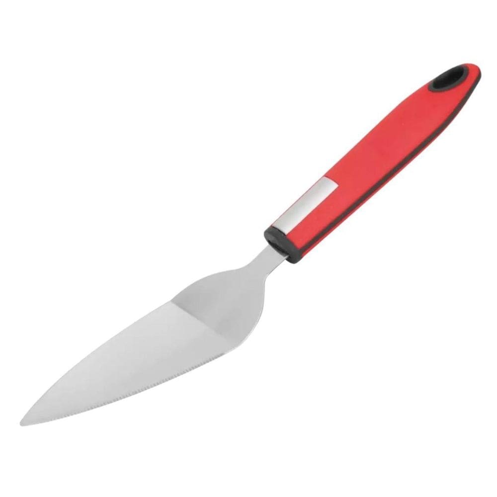 Espátula Para Bolo Em Aço Inox Com Cabo De Silicone