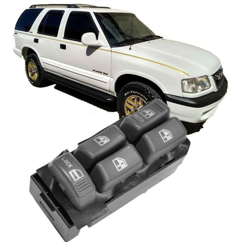 Botao Interruptor Vidro Eletrico Quadruplo Blazer 1995 2012
