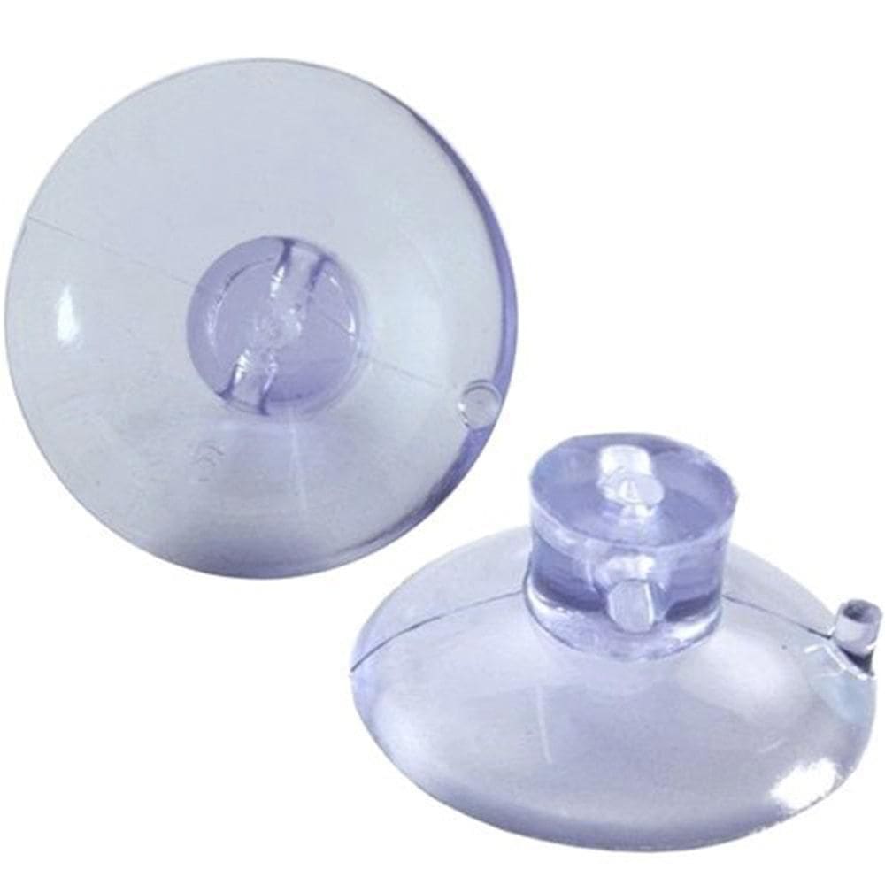 6 Ventosas De 40Mm 4Cm De Pvc Para Vidro E Superfícies Lisas