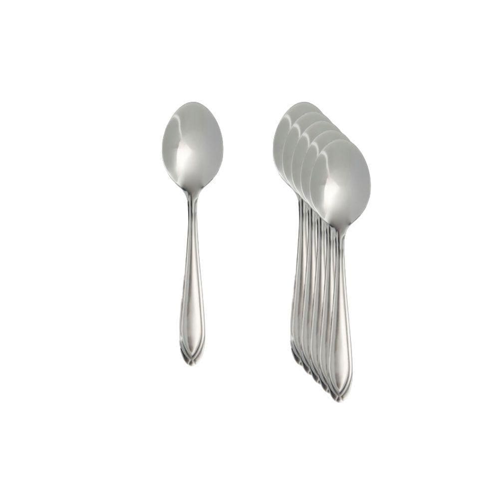 Kit Colher De Cha Monaco Em Inox 6 Peças - Ad