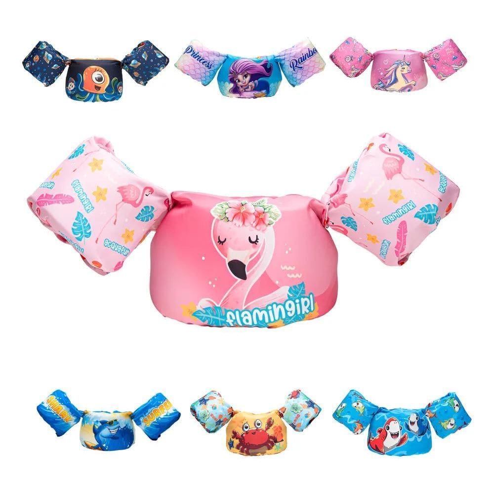 Colete Flutuador Infantil Salva Vidas Não Fura Ac Flamingo