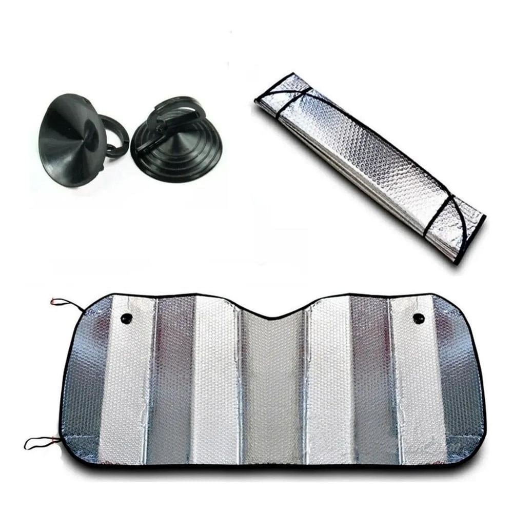 Protetor Solar Uv Metálico Para Vidro De Carro Para Brisas