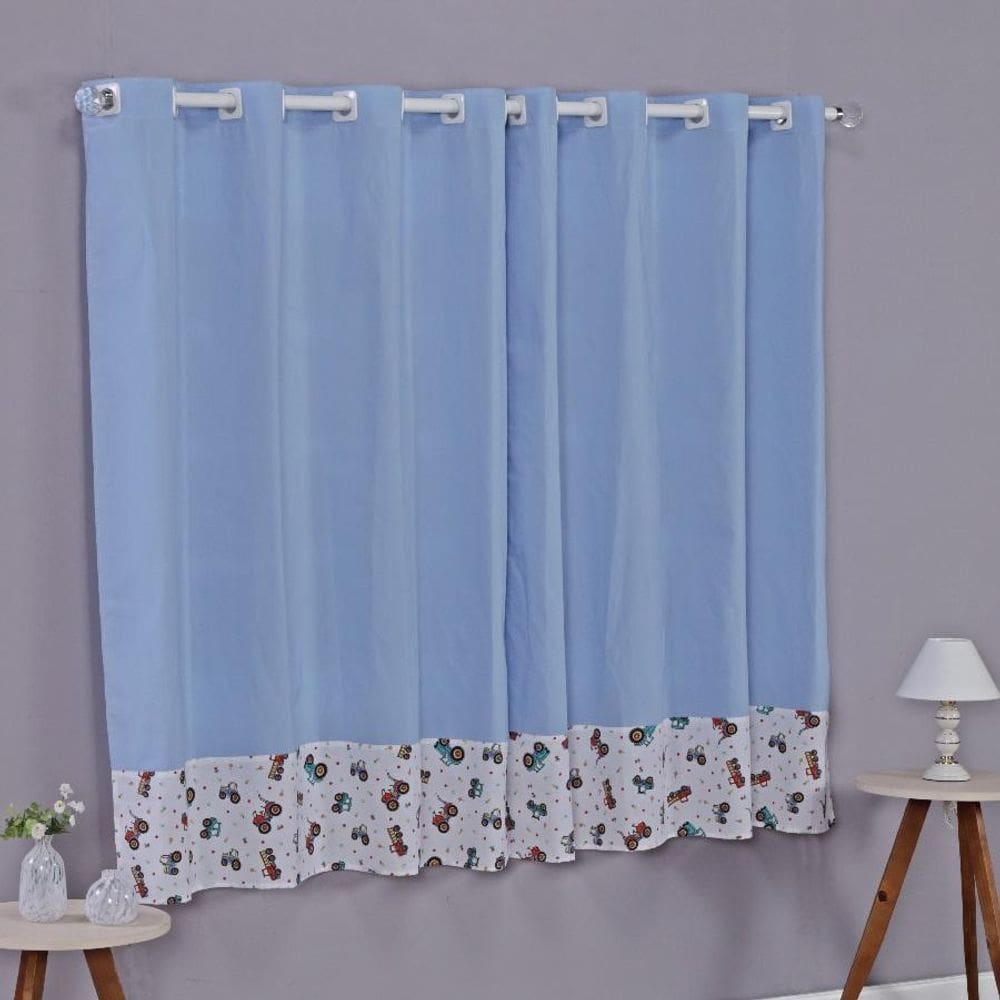 Cortina Baby 2 Metros Quarto Bebê Infantil Menino Menina